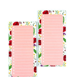 To-do list, Herb meadow notepad, 50 sheets writing pad