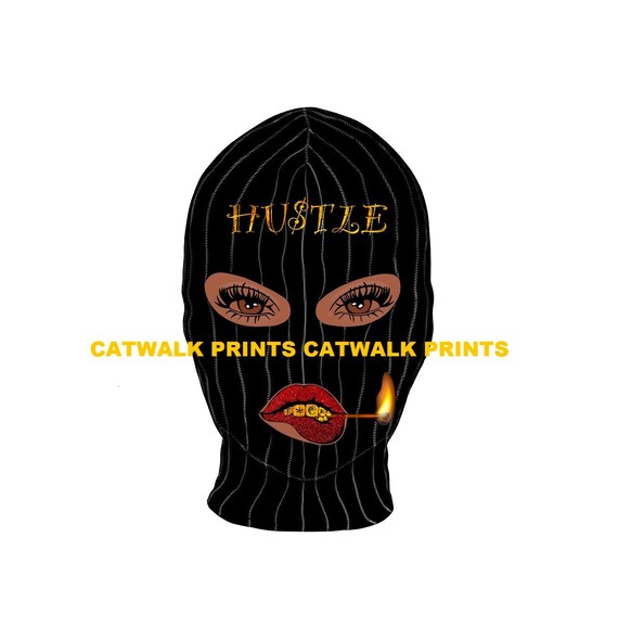 Hustle Png SKI Mask Clipart Ski Mask Png Ski Mask Logo Etsy Australia