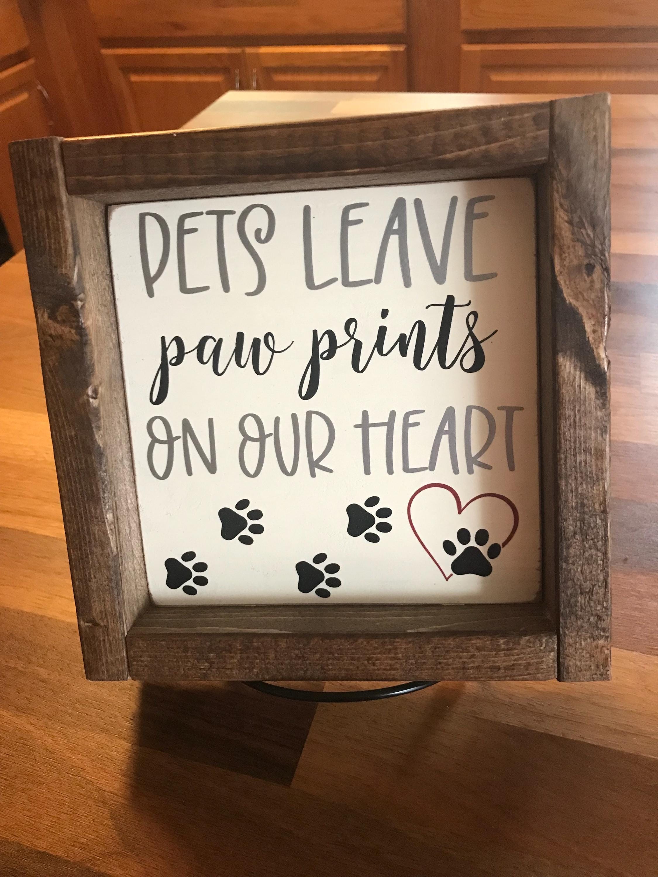 Pet Memorial Wood Sign | Dog Lover Gift | Pet Loss Sympathy Gift - Etsy