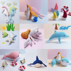 Seaside Squad amigurumi Patterns
