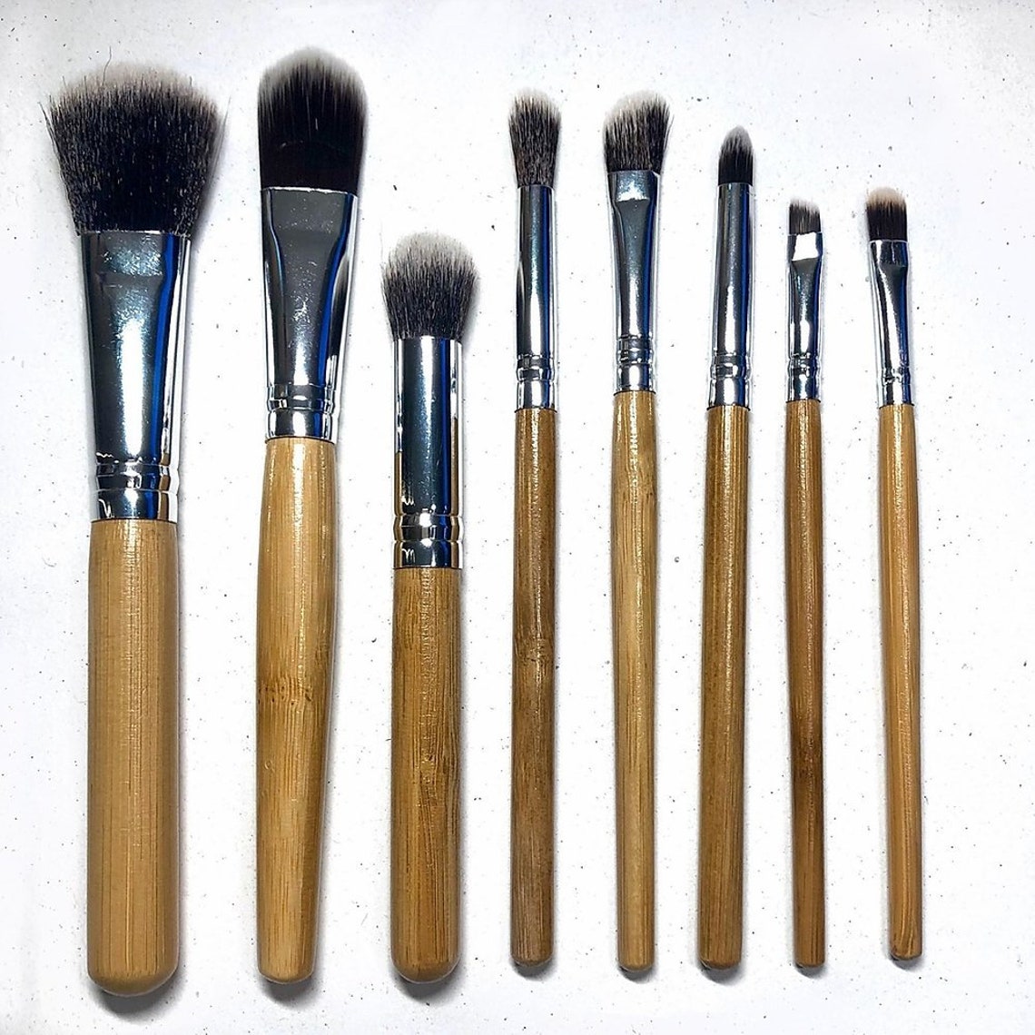 Bamboo Makeup Brushes Etsy