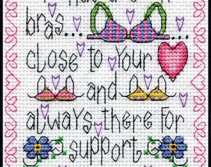 Friends Support Counted Cross Stitch Kit Etsy