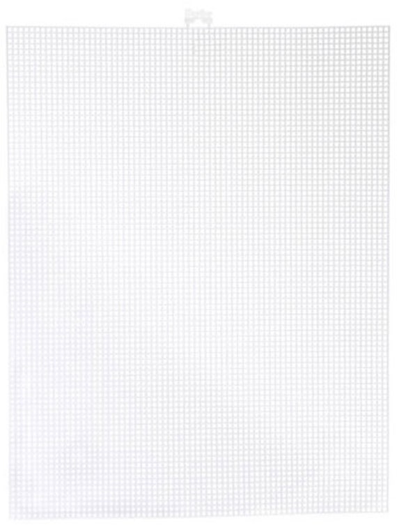 7 Count Plastic Mesh Canvas 10 X 6 Cross Stitch Kids Craft Sewing Supplies  