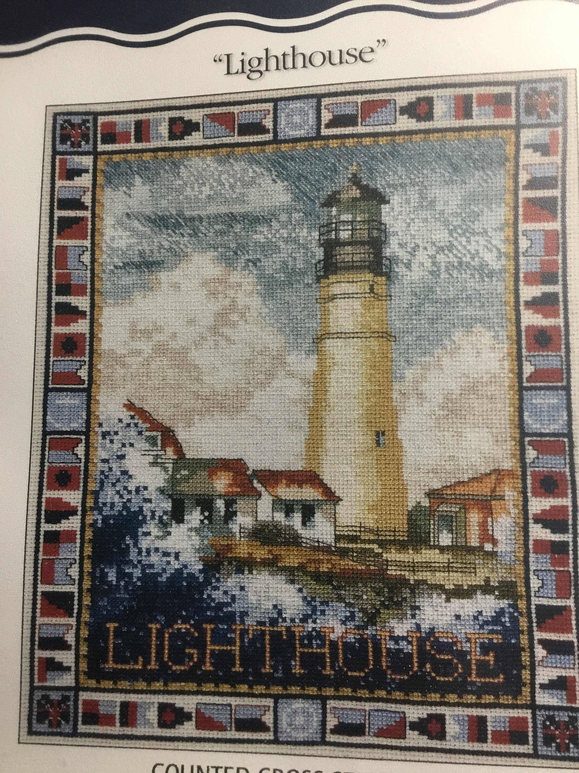 Lighthouse Counted Cross Stitch Kit Etsy