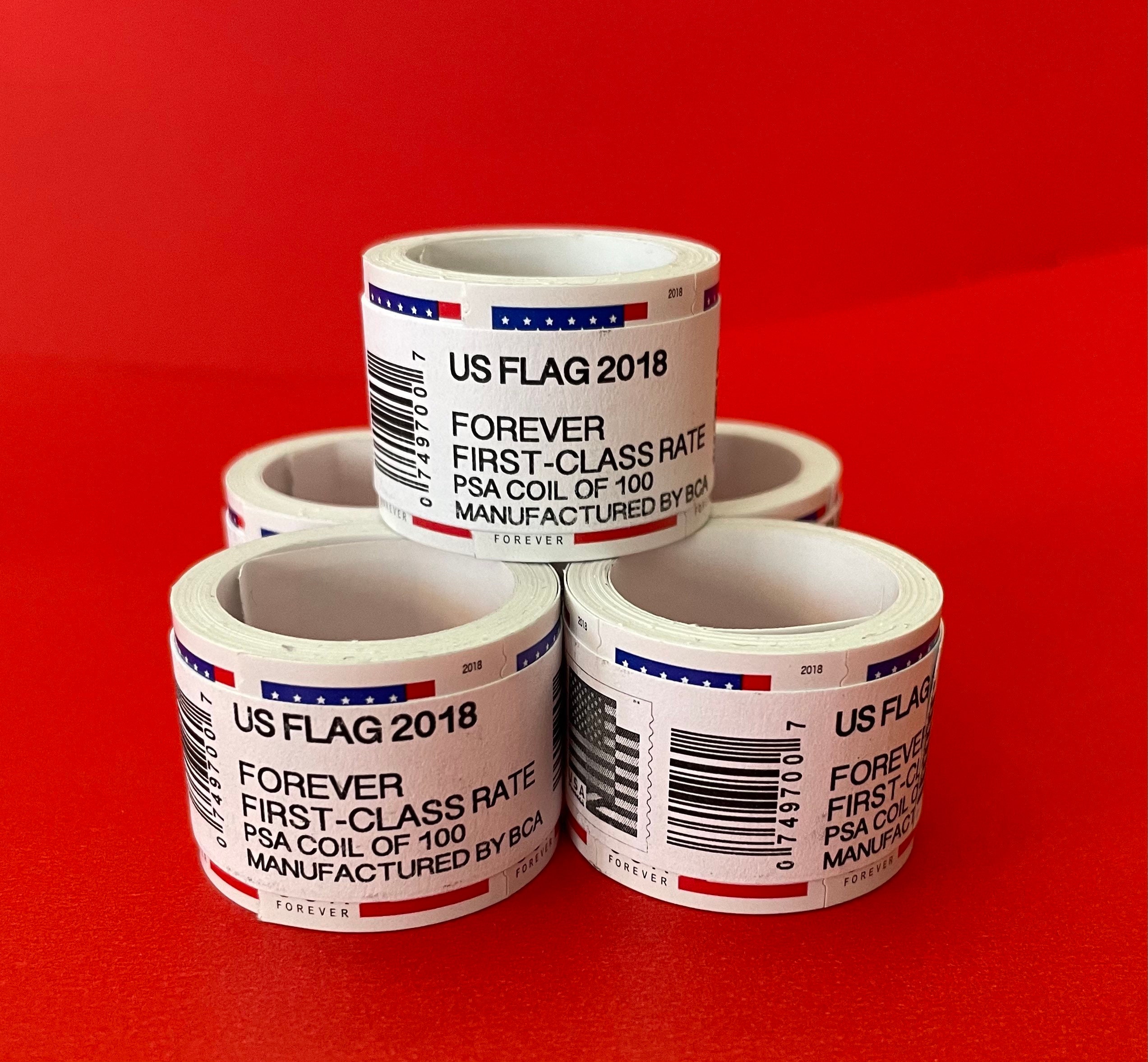 Stamps Postage Lot of 5 Rolls Forever 2018 USA New Sealed Roll Etsy