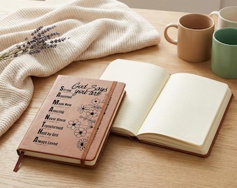 Personalized Name Leather Prayer book Christian Gifts for Women Gratitude Journal, Prayer Journal for Women, Church Notes Sermon Notebook
