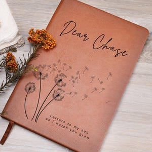 Cuaderno personalizado con nombre de Letters To My Son, regalo para la nueva abuela, diario personalizado para los abuelos, libro de recuerdos de la abuela