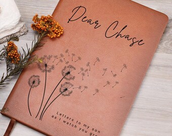 Briefe an meinen Sohn Personalisiertes Namensnotizbuch, neue Oma Geschenk, Großeltern personalisiertes Journal, Oma Memory Buch