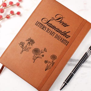 Cartas a mi hija, cuaderno personalizado con nombre, regalo para la nueva abuela, diario personalizado para los abuelos, libro de recuerdos, regalo para el día de la madre
