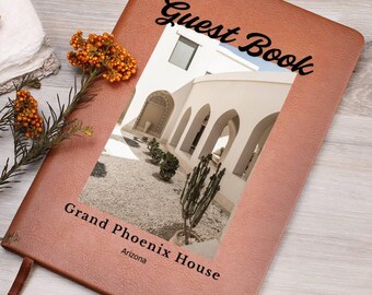 Custom Home Photo Guest Book: Welcome Book