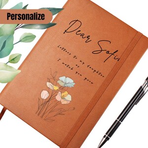 Cartas a mi hija, cuaderno con nombre personalizado, regalo para la nueva abuela, diario personalizado para los abuelos, libro de recuerdos de la abuela, regalos para el día de la madre