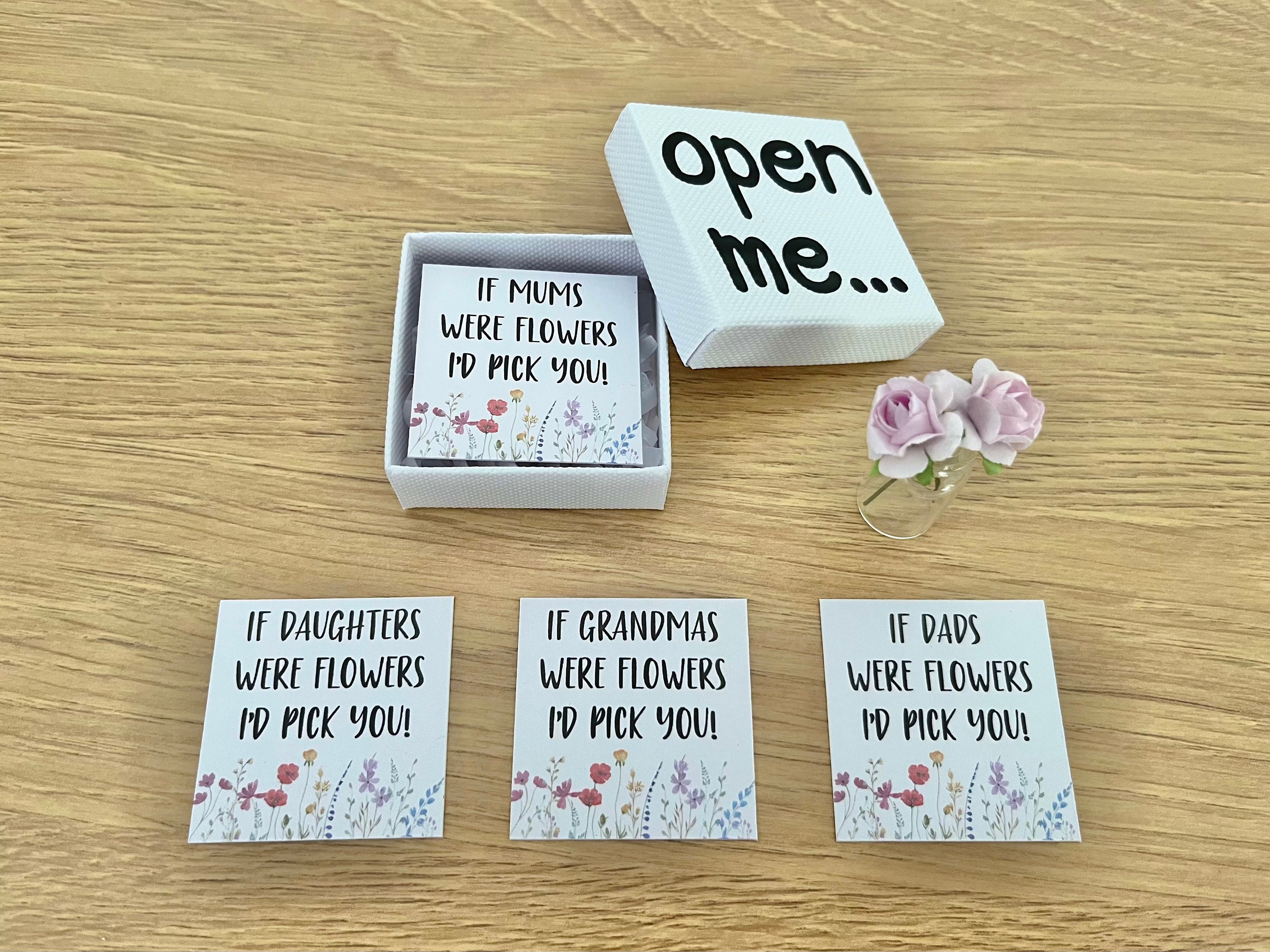 Mum Gift, Mother&#39;s Day Gift, If Mums Were Flowers, Matchbox Gift, Gift For Mummy, Mom Gift, Thoughtful Gift, Best Mum