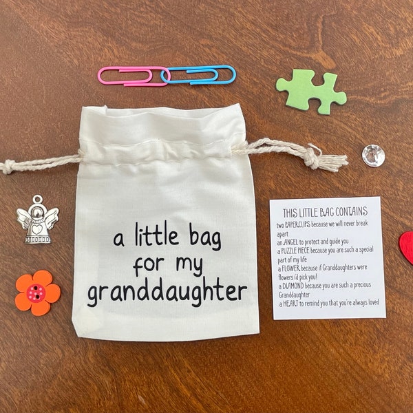 Granddaughter Gift, Gifts For Her, Keepsake Gift For Granddaughter