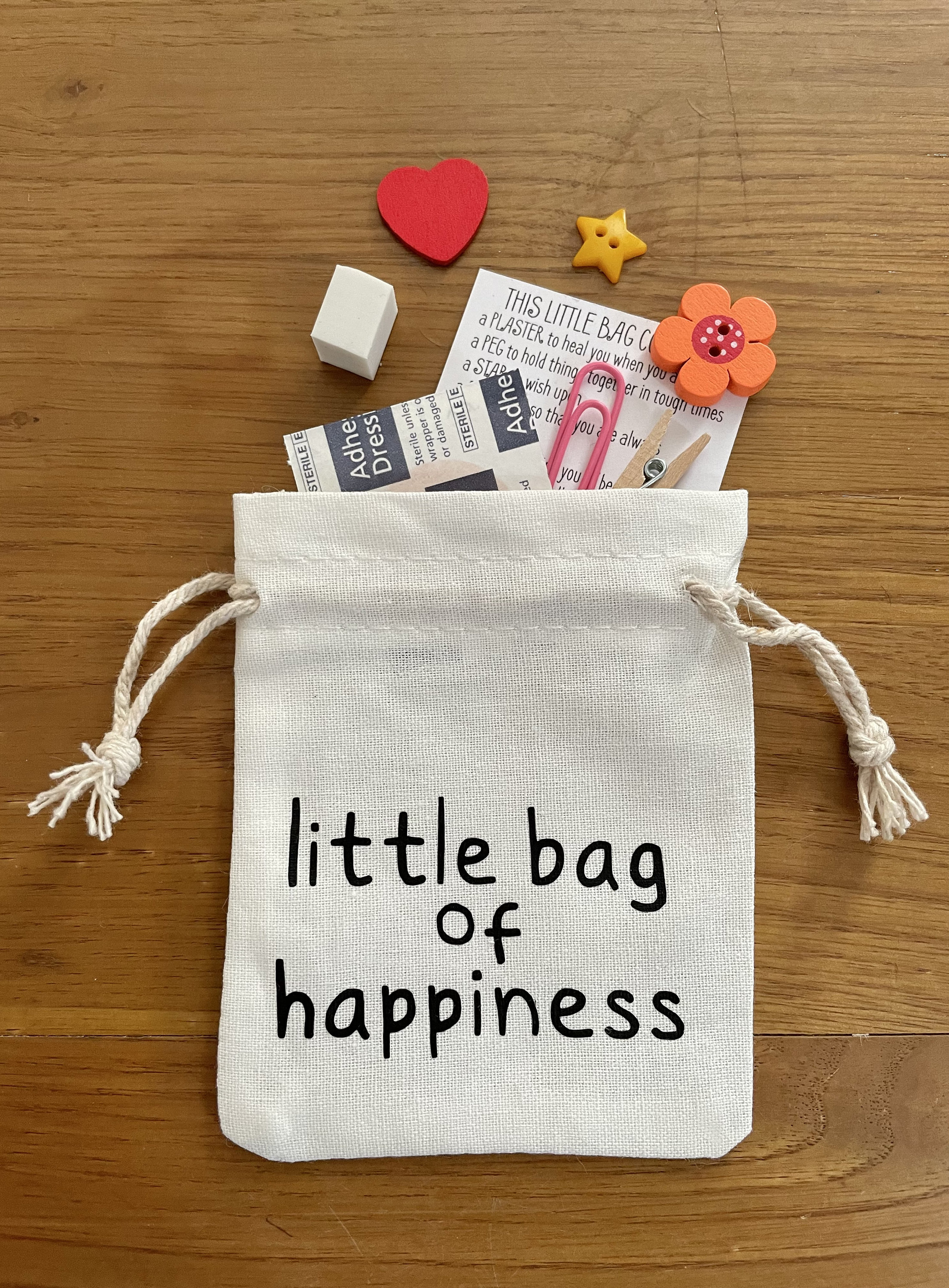 Gift for Friend, Little Bag of Happiness, Gift for Sister, Cheer Up, Friendship  Gift, Lift Spirits, Uplifting, Personalized, Gift Bag 