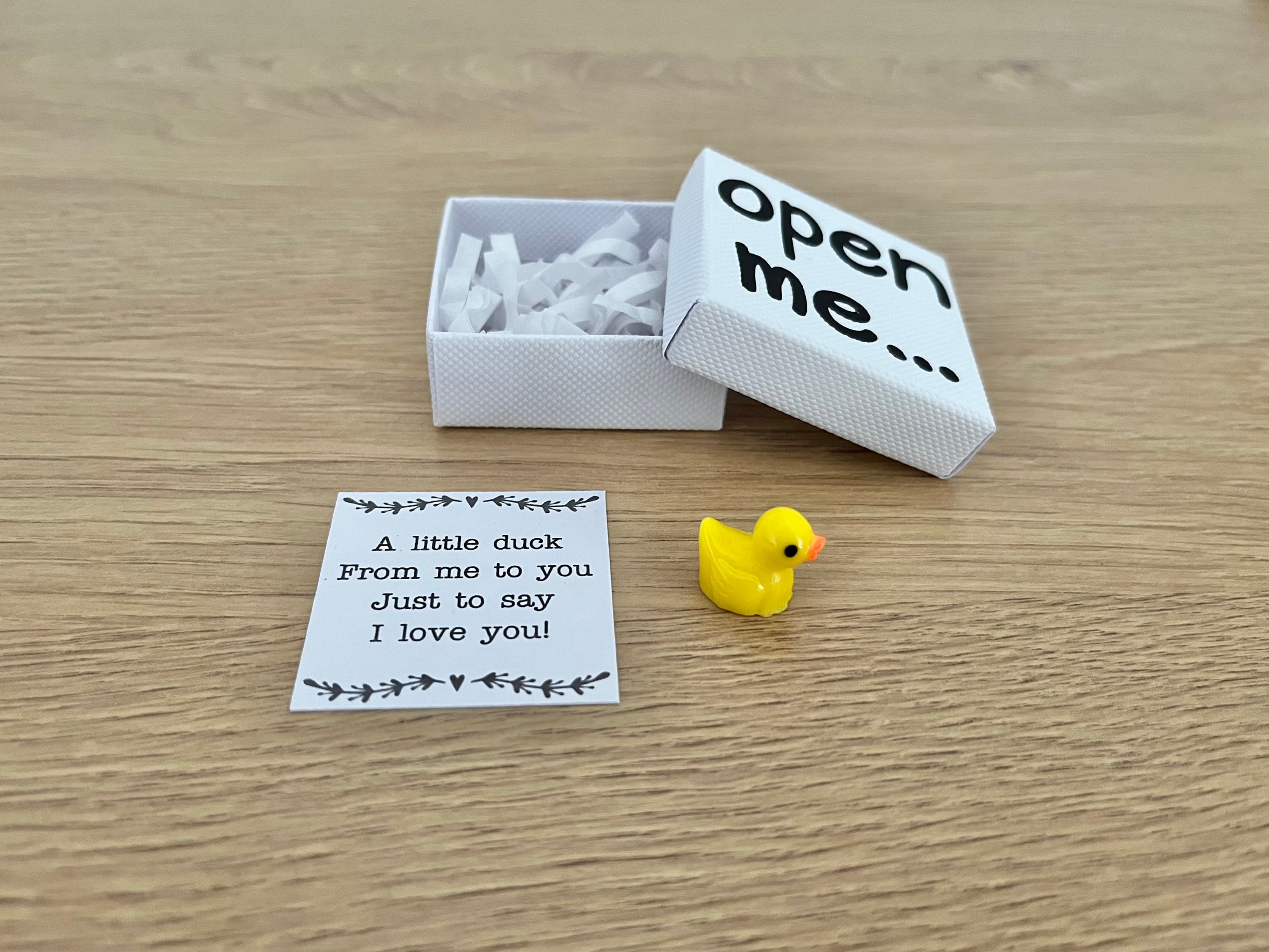 'Open Me' Geschenkbox 'I Love You' Mit Gestrickten Fröschen - Süßes Geschenk Für Sie/ihn