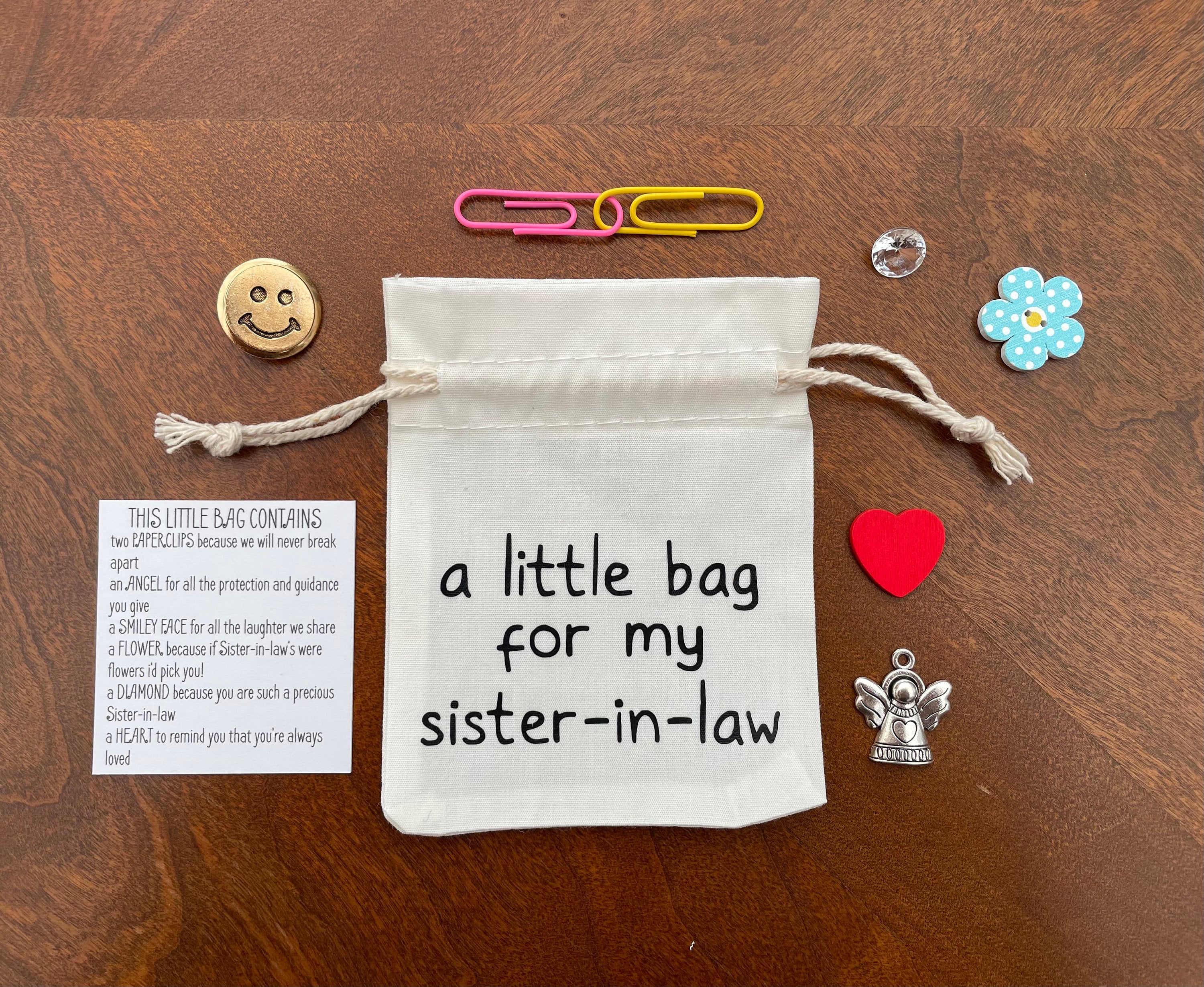 Sister- In-Law Gift, Sister In Law Keepsake, Sister, Gifts for Her