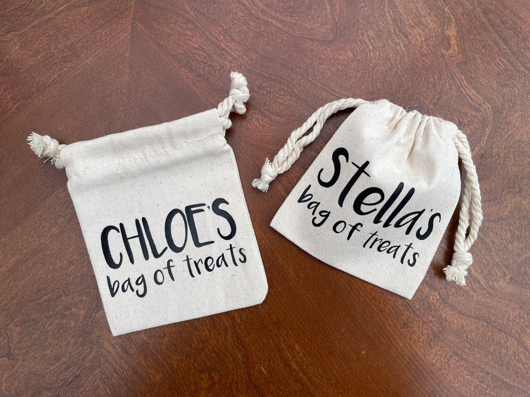 Personalised Pet Treat Bag Dog Treat Pouch Cat Treat Bag Etsy