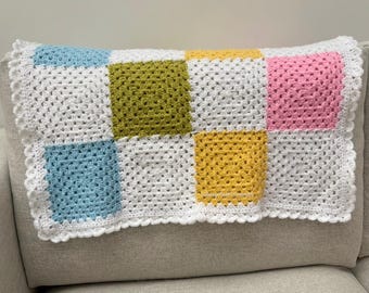 Baby Blanket, Handmade Crochet Blanket