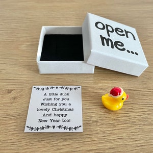 Christmas Duck Gift, Stocking Filler, Boyfriend Gift, Keepsake Christmas Gift,Friend Christmas Gift, Festive Gift, Duck Gift, Secret Santa
