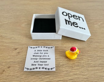 Christmas Duck Gift, Stocking Filler, Boyfriend Gift, Keepsake Christmas Gift,Friend Christmas Gift, Festive Gift, Duck Gift, Secret Santa