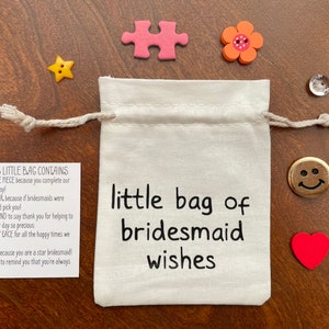 Bridesmaid Gift, Maid of Honor, Thank You Bridesmaid, Flower Girl