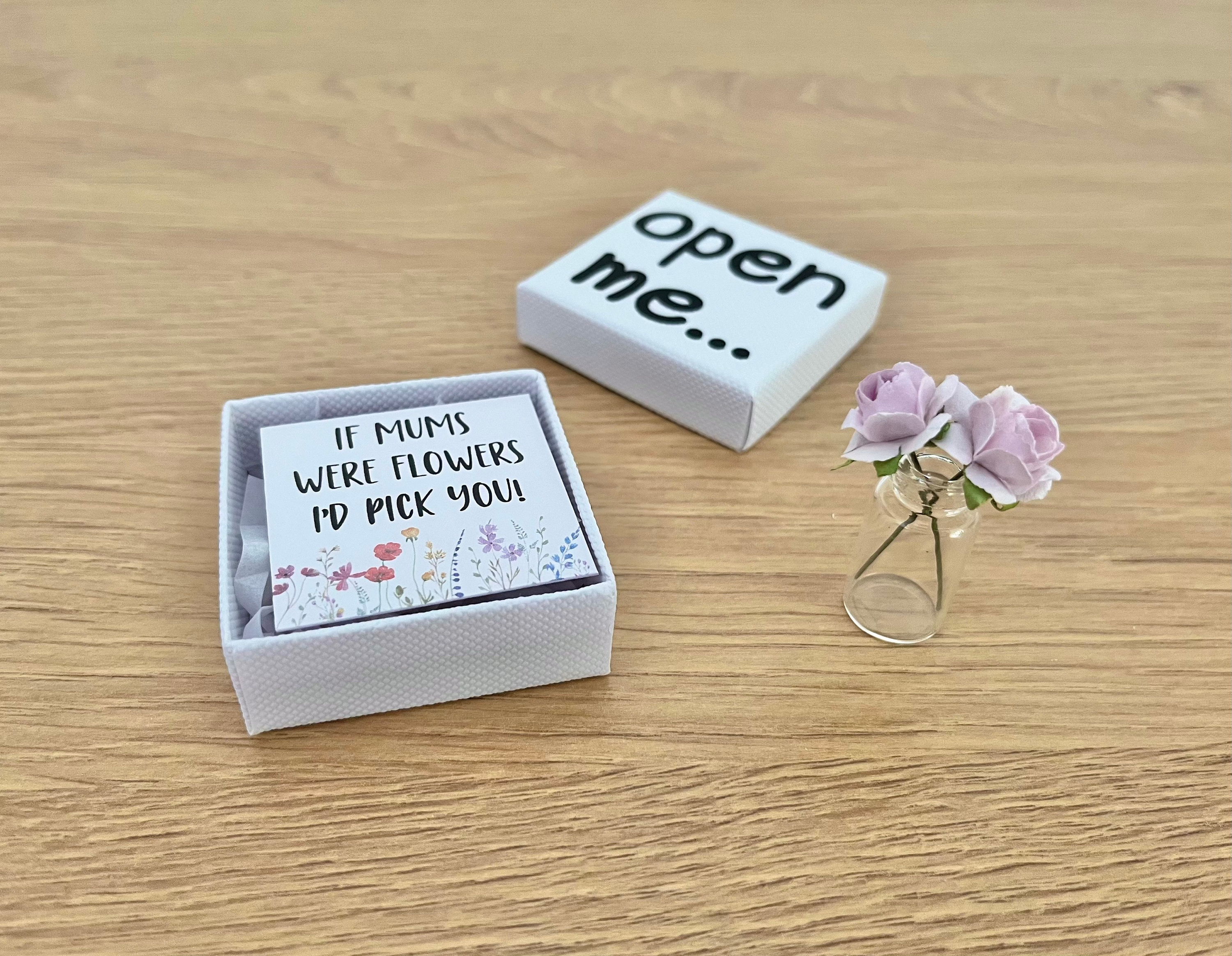 Mum Gift, Mother&#39;s Day Gift, If Mums Were Flowers, Matchbox Gift, Gift For Mummy, Mom Gift, Thoughtful Gift, Best Mum