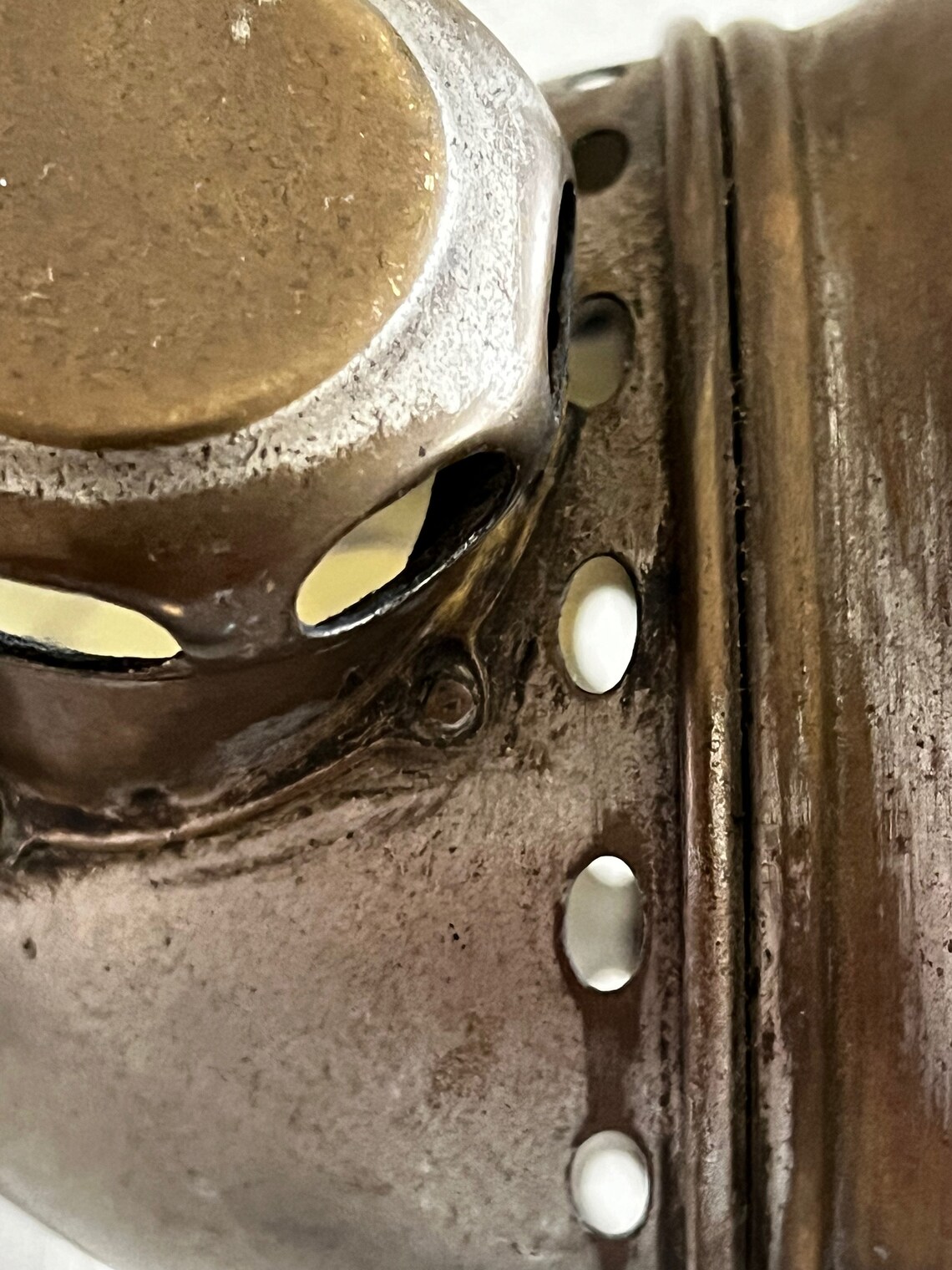 Lampe ancienne à carbure début XX siècle vélo moto vintage F 55