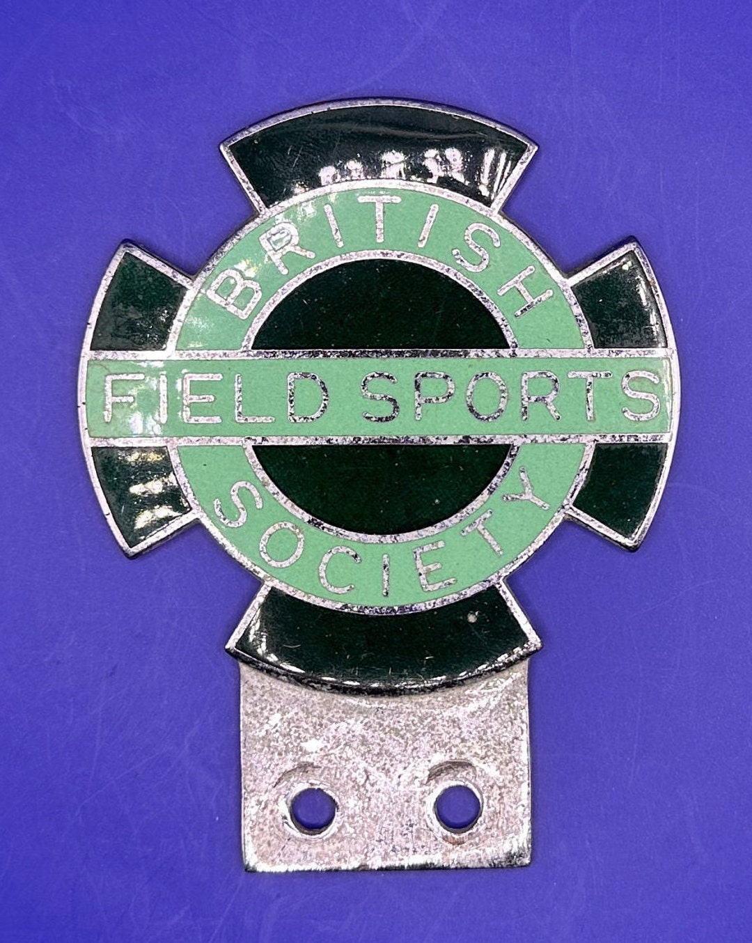 British Field Sports Car Badge C1950 Etsy