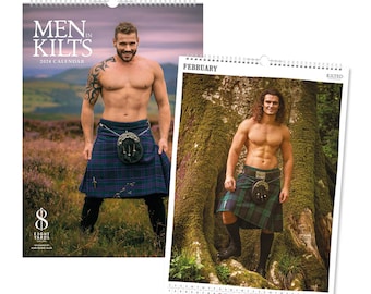 Men in Kilts Calendar 2024 A3