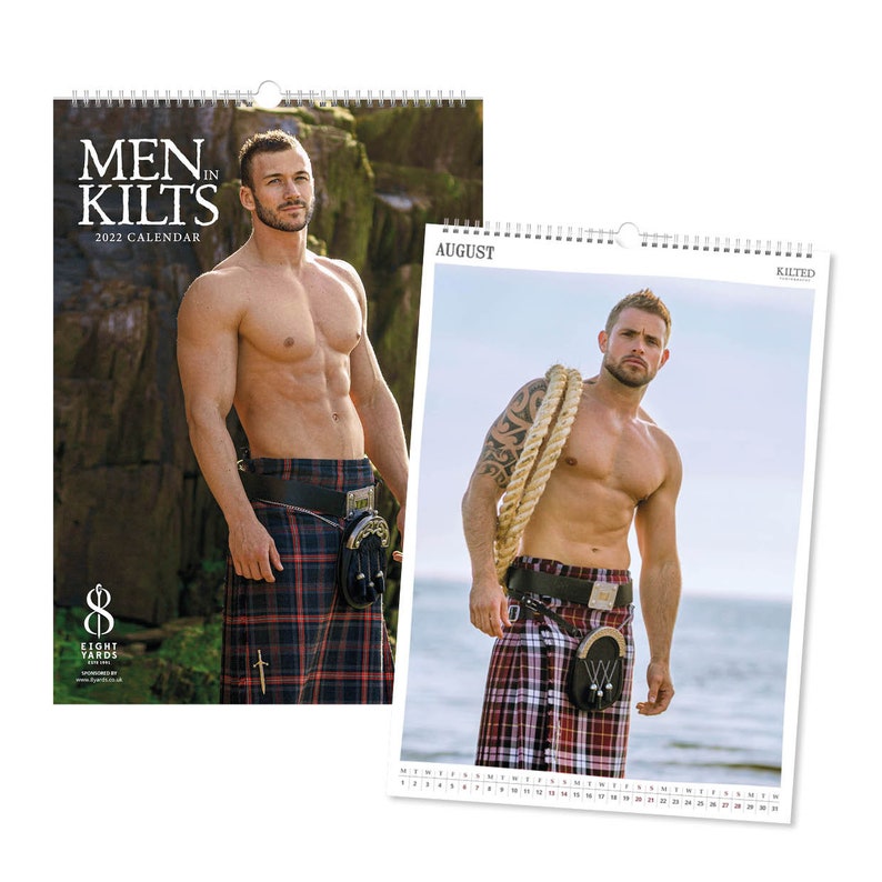 men-in-kilts-calendar-2022-a3-etsy