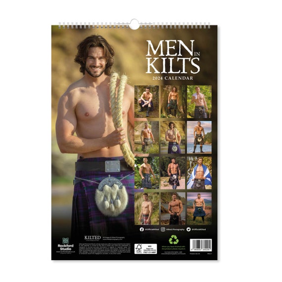 men-in-kilts-calendar-2024-a3-etsy