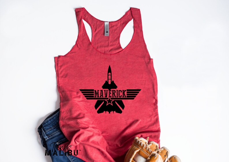 Top Gun Tank Maverick and Goose Talk to me Goose Tank Top Etsy