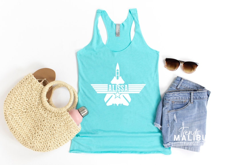 Top Gun Tank Maverick and Goose Talk to me Goose Tank Top Etsy