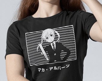 Maka Albarn Soul Eater Tee: Anime Vaporwave Gothic Grunge Cotton T-Shirt