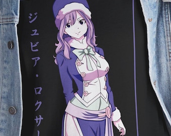 Juvia Lockser Tee: Fairy Tail Anime Vaporwave Shirt