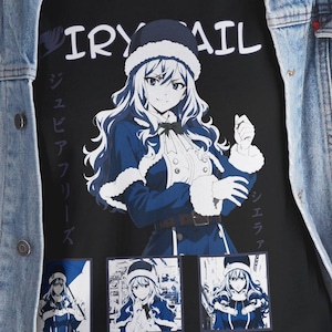 Fairy Tail Juvia Lockser Aesthetic Anime Unisex Heavy Cotton Tee