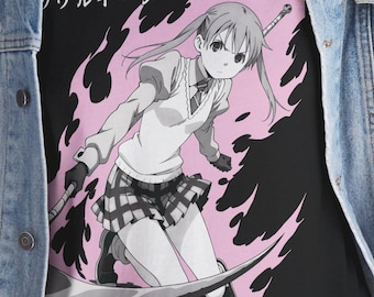 Soul Eater Maka Albarn Tee: Anime Vaporwave Gothic Grunge Cotton T-Shirt