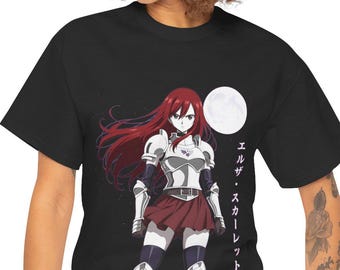 Koszulka z nadrukiem Vaporwave z dziewczyną z anime – Otaku, unisex, bawełniana
