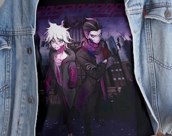 Nagito Komaeda Gundam Tanaka Danganronpa Anime Aesthetic Vaporwave Video Game Otaku Unisex Heavy Cotton Tee