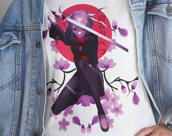 Koszulka z anime Peko Pekoyama: bawełniana koszulka w stylu Vaporwave z lat 90.