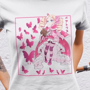 Beatrice Re:Zero Kara Hajimeru Isekai Seikatsu Japanese Manga Anime Aesthetic Kawaii Unisex Heavy Cotton Tee