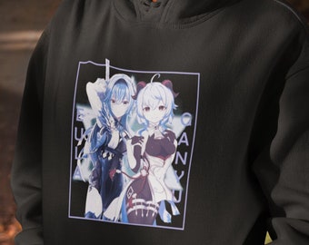 Ganyu Eula Genshin Impact Hoodie: Unisex Anime Sweatshirt