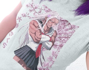 Sakura Ogami Anime Tee: Danganronpa Vaporwave Kawaii Shirt