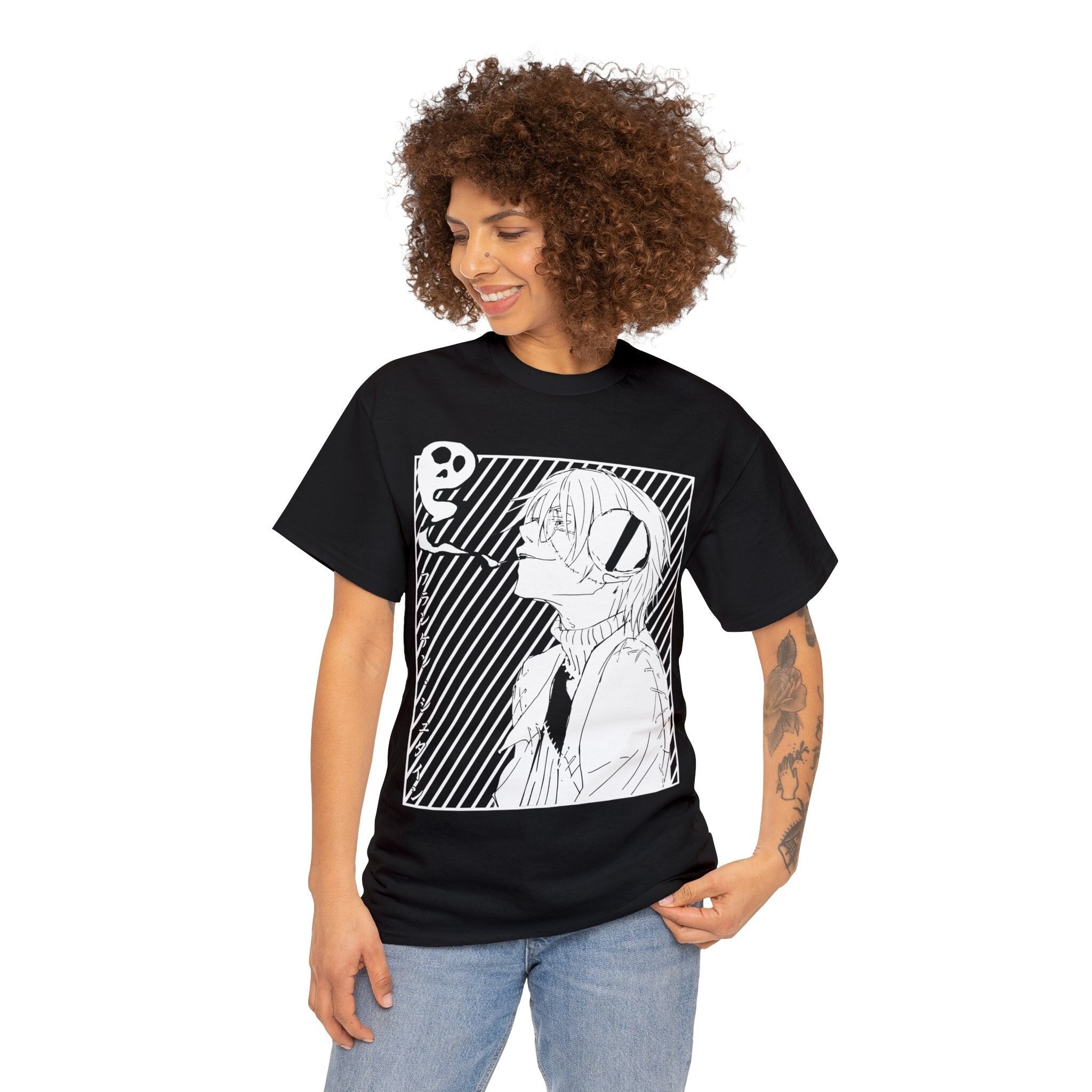 ソウルイーター ウォッシュ加工Tシャツ アニメT フランケン SOUL EATER ソウルイーター フランケンシュタイン アニメ T