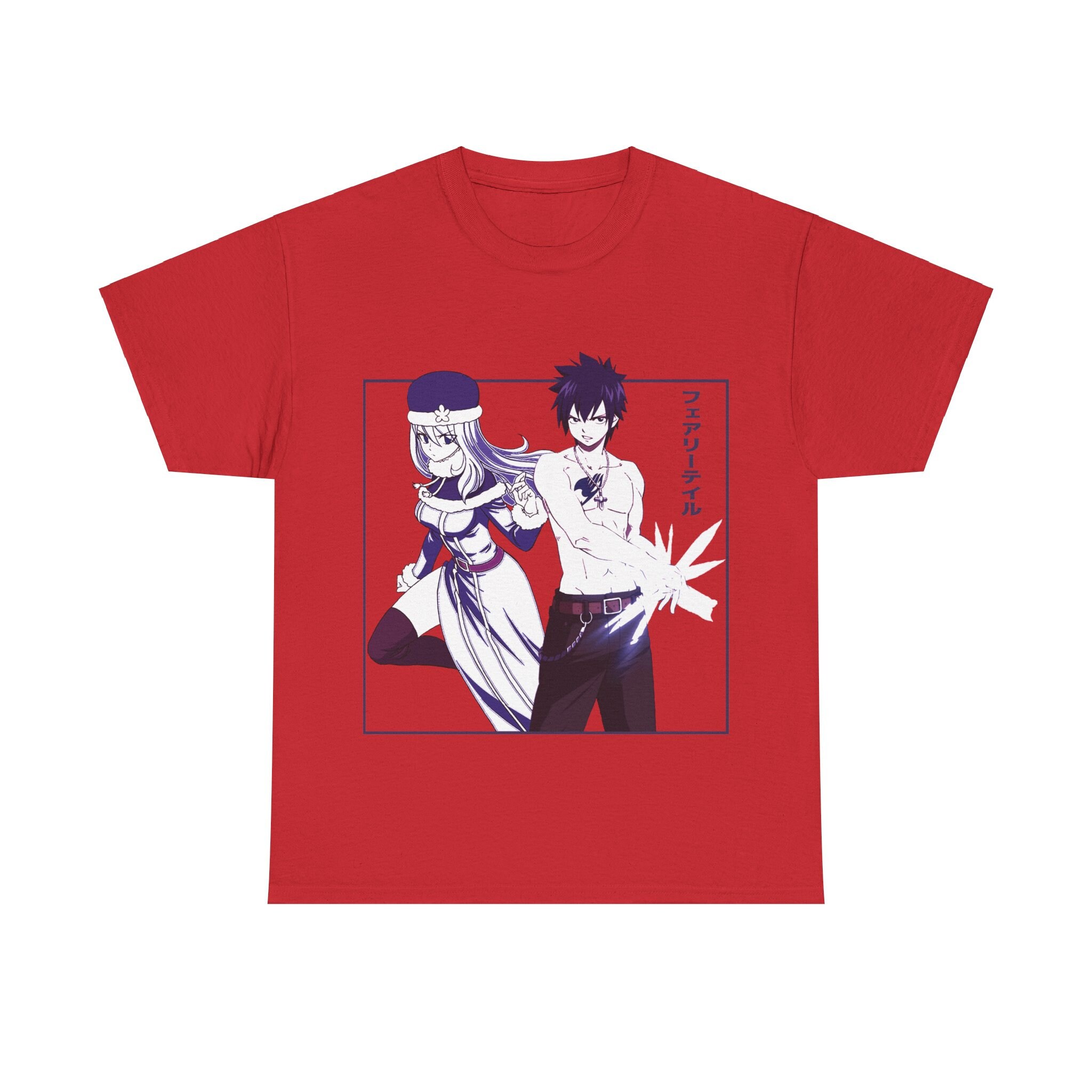 Fairy Tail Gray & Juvia Anime Unisex Cotton Tee - Etsy