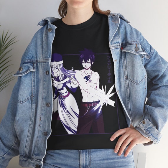 Fairy Tail Gray & Juvia Anime Unisex Cotton Tee - Etsy