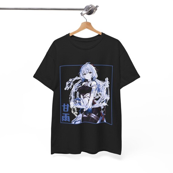 Ganyu Genshin Impact Tee, Aesthetic Anime Vaporwave Shirt