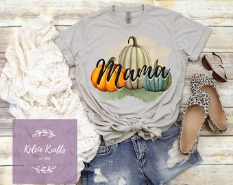 Mama Fall Pumpkins PNG - Fall pumpkins png- mom fall png- mama fall png- mom digital file- fall digital file- mama pumpkin digital file