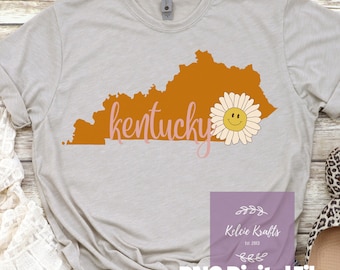 Kentucky Floral PNG, KY Sublimation PNG, kentucky png file, kentucky digital download, digital png, floral state png,  digital files