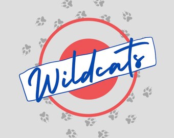 Wildcats Digital File- PNG File- sublimation png- Sublimation Digital File- wildcats PNG- wildcats spirit png